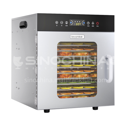 Lecon Electric Fruit Dryer Food Food Fruit Tea Dissolved Beans Fruits and Vegetables Dried Fruit Dryer Dehydrator Commercial   DQ000989